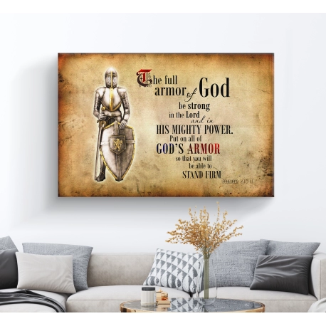 The Full  Armor of God Christian Wall Art