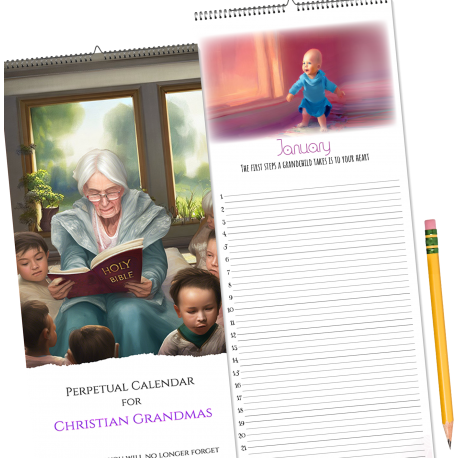Birthday Calendar for Christian Grandmas