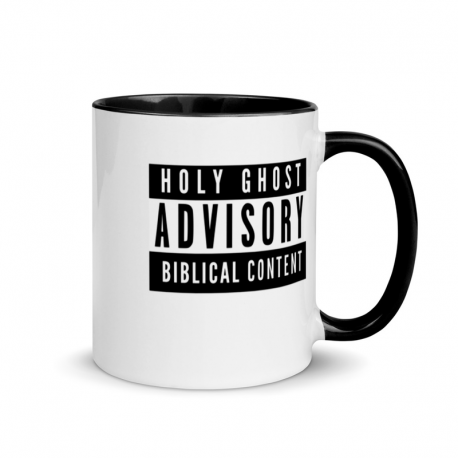 Holy Ghost Advisory Mug with Color Inside
