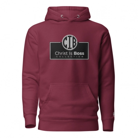 Christ is Boss Premium Engraved Unisex Hoodie
