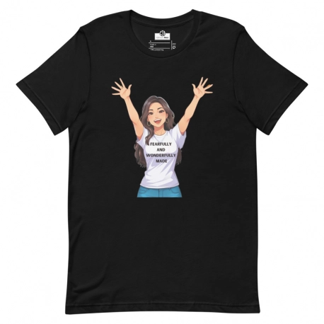Ladies Psalm 139:14 Fearfully and Wonderfully Made T Shirt
