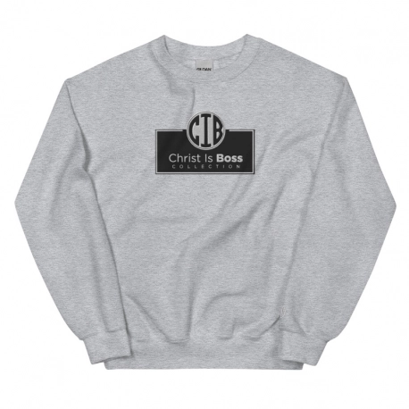 Christ is Boss Premium Engraved Unisex Sweatshirt
