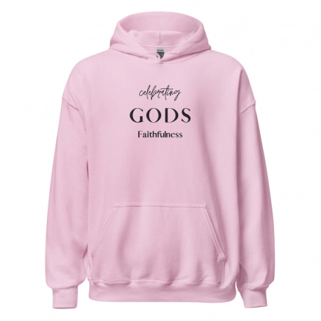 Celebrating God's Faithfulness Engraved Unisex Hoodie