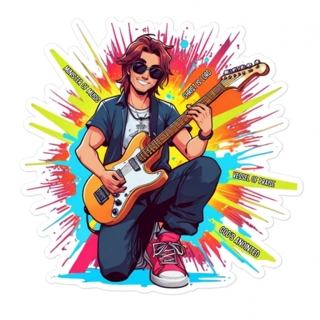 Vessel of Praise Christian Kiss Cut Stickers