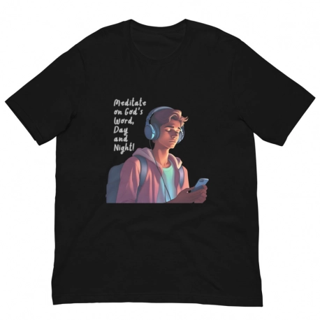 Meditate on God's Word Day and Night Unisex T Shirt