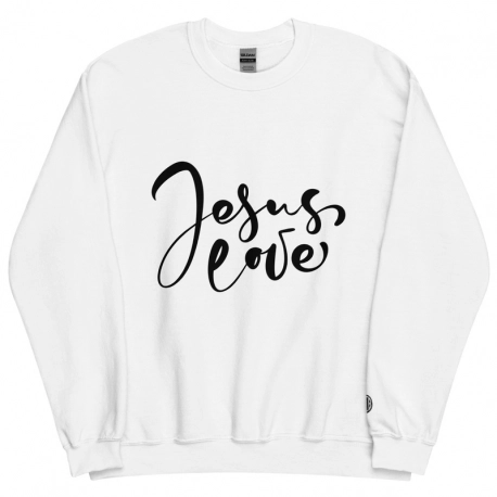 Jesus Loves Christian Unisex Sweatshirt
