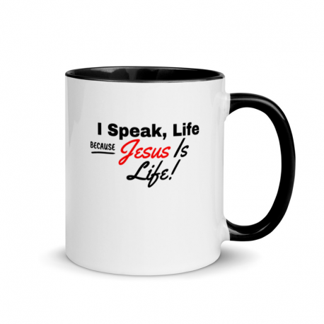 I Speak Life Faith Mugs