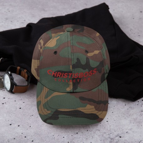 Christ Is Boss Military Addition Camo Hat