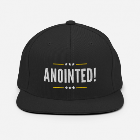 Gods Anointed 3D Puff Snapback Hat