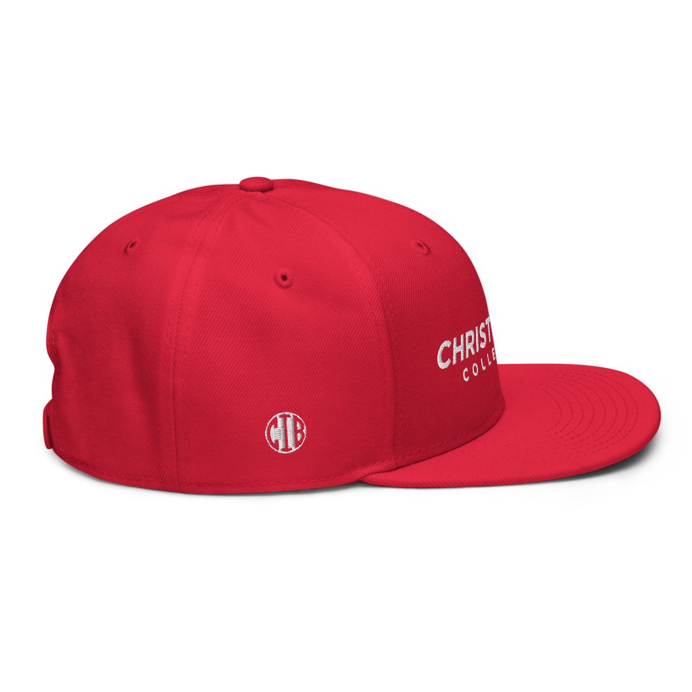 Christ Is Boss Signature Collection Snapback Hat Red