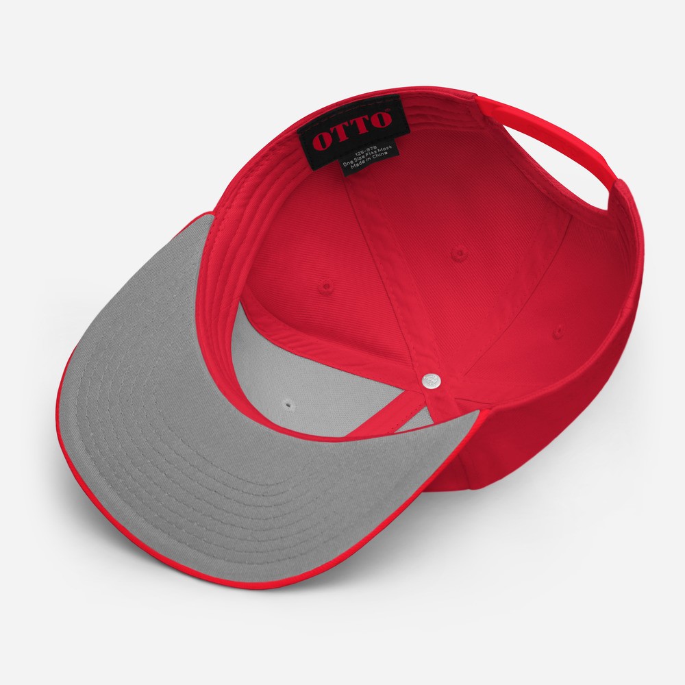 Christ Is Boss Signature Collection Snapback Hat Red