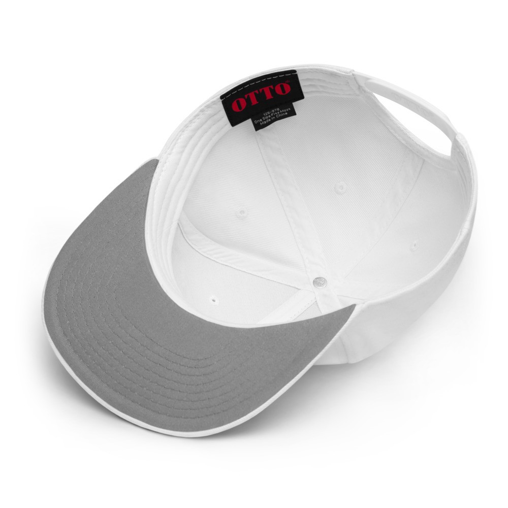 Christ Is Boss Signature Collection Snapback Hat White