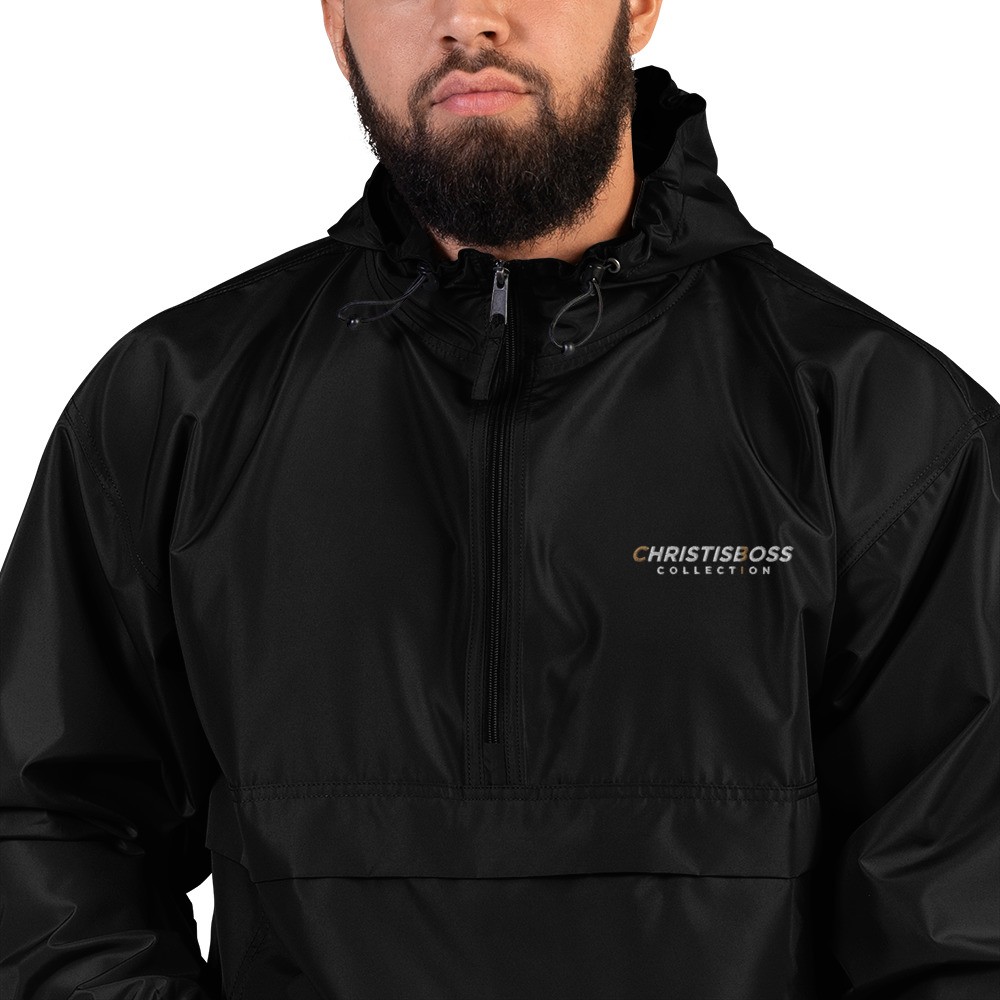 Christ Is Boss Champion Packable Jacket