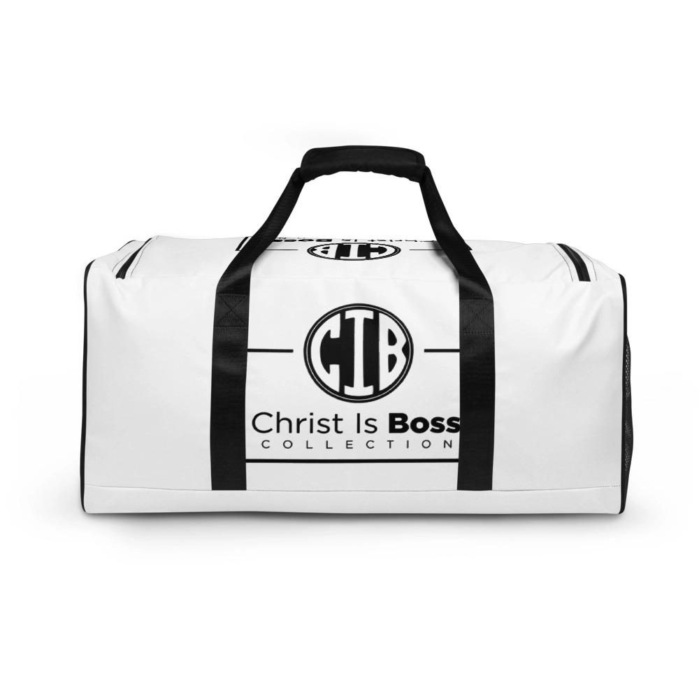 Christ Is Boss Premium Duffle Bag