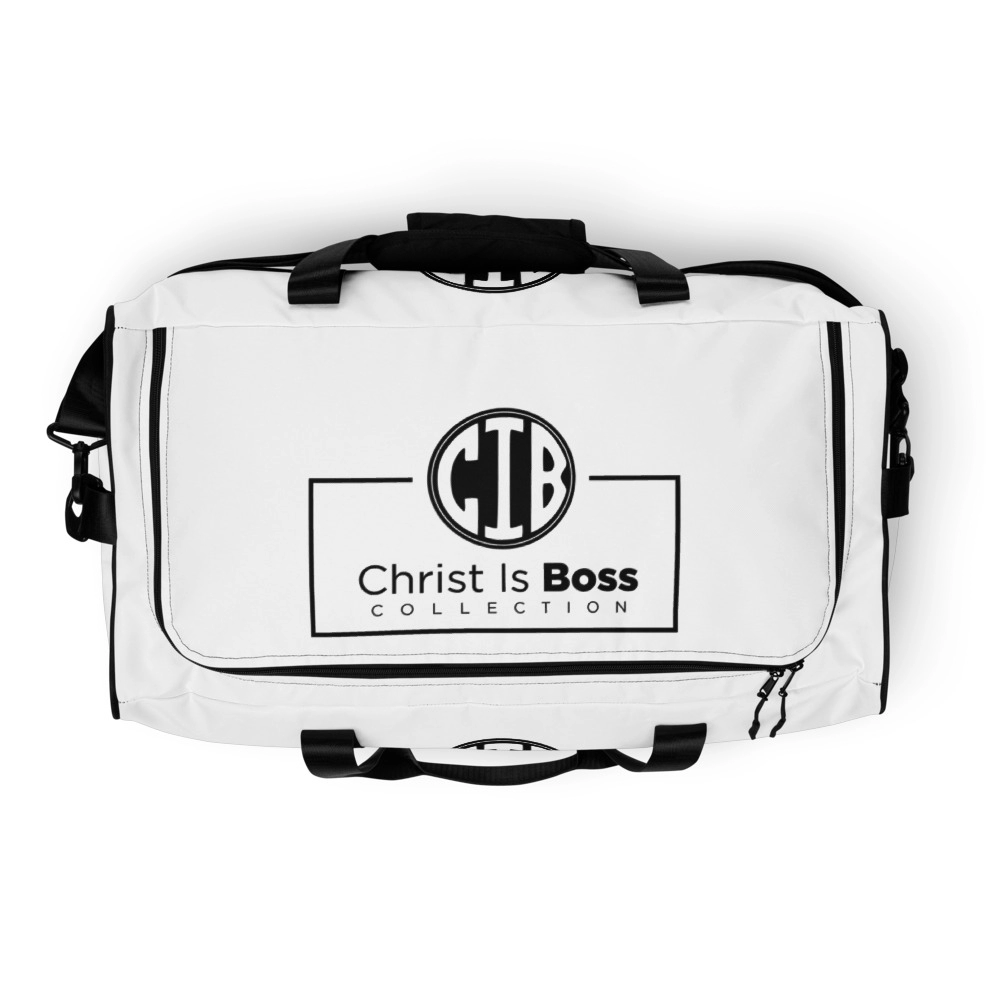 Christ Is Boss Premium Duffle Bag