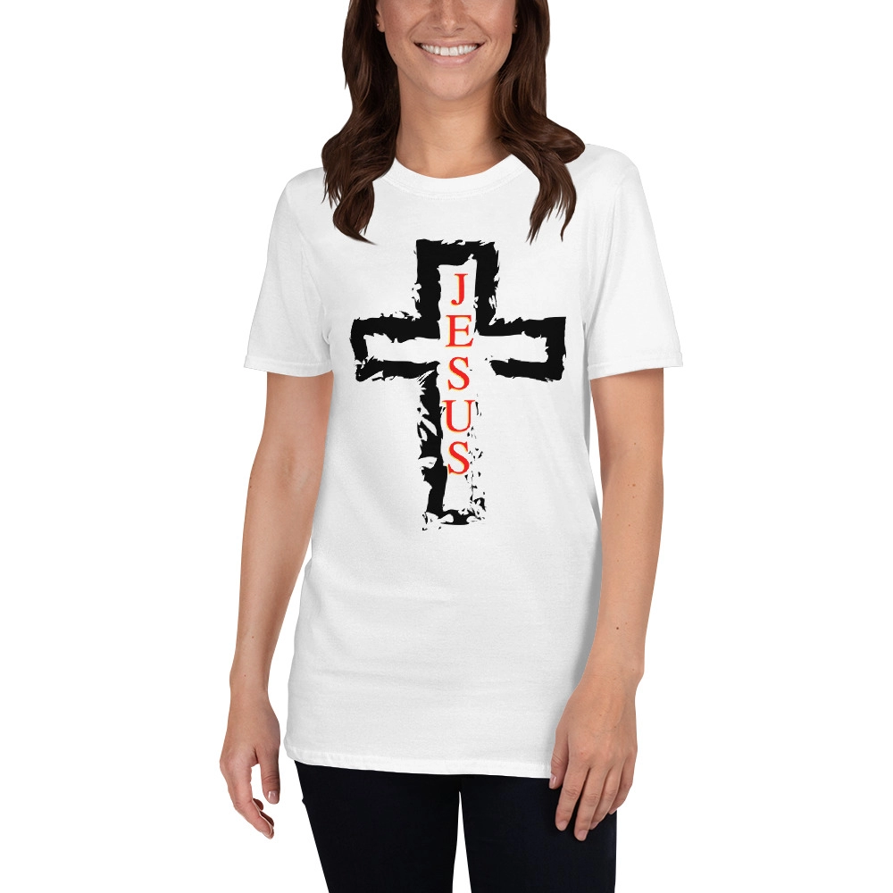 Jesus Cross Short-Sleeve Unisex T-Shirt