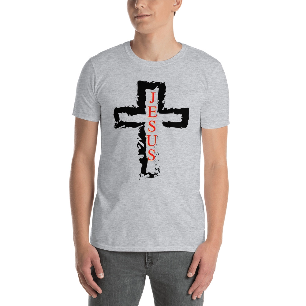 Jesus Cross Short-Sleeve Unisex T-Shirt