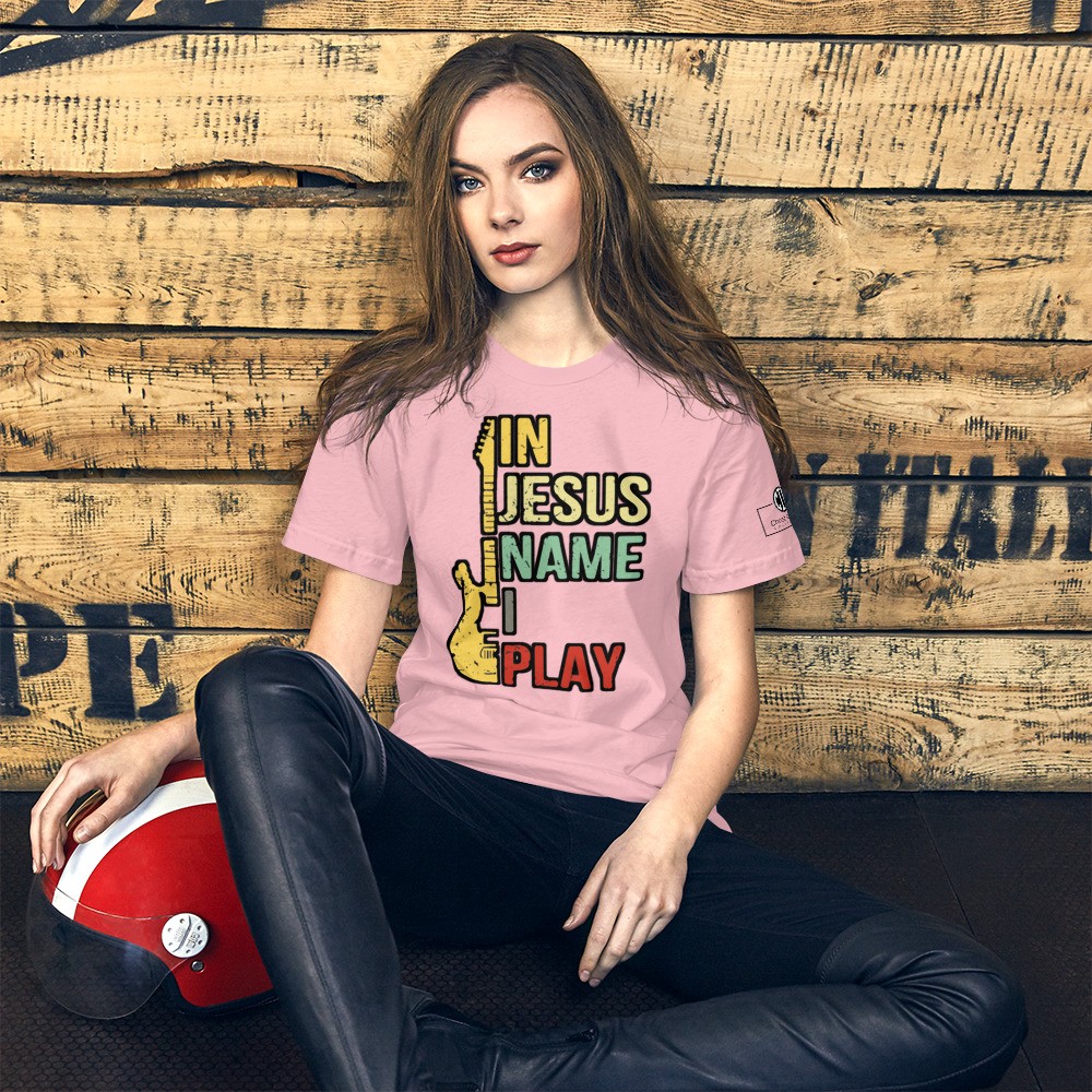 In Jesus Name I Play Minister of Music T-Shirt