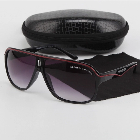 New Fashion Sunglasses for Men Women With PU Case Glasses Cloth Box Big Frame Retro Driving Sun Glasses Outdoor Sports Eyewear