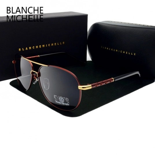 High Quality Sunglasses Men Polarized UV400 Driving Sun Glasses Mens Vintage Antiglare Sunglass 2020 okulary oculos With Box