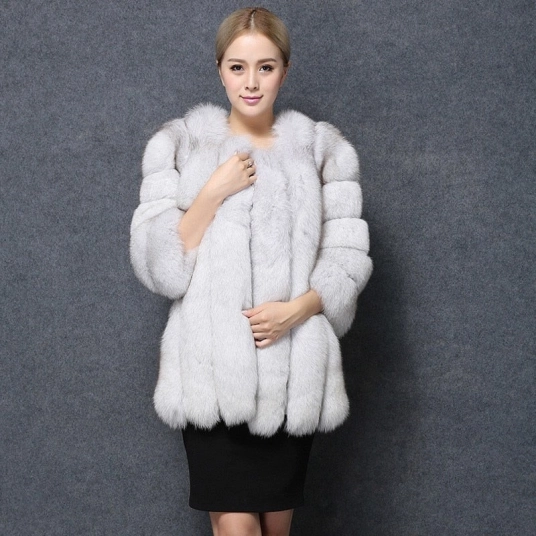 Women's fur mink winter coat coat, luxurious and noble manmade hair in Europe and America