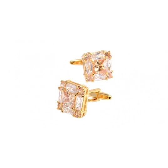 SAVOYSHI Luxury Zircon Cufflinks for Mens Shirt Cuff Accessories High Quality Square Cuff links Fashion Brand Men Jewelry Desig