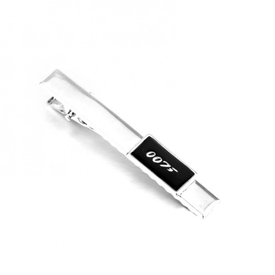 High quality Bond 007 Secret Agent Bar Tie Clip novelty james bond movie design Luxury Brand Tie Clips For Men Fashion Jewelry