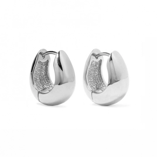 Luxury jewelry earrings for women pendant gold simple golden classic earrings stainless steel gift smooth mini accessories
