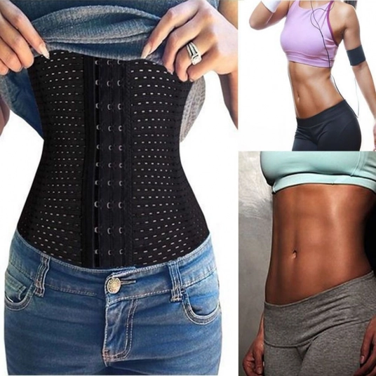 (Womens Waist Trainer Belts) Women Waist Trainer Body Shapers Slimming Belt Modeling Strap Steel Boned Postpartum Band Sexy Bus