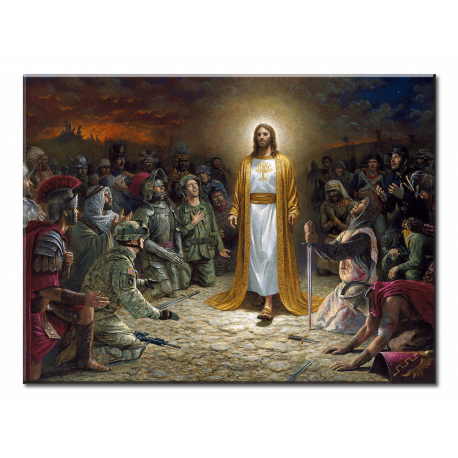 Jesus With Different Soldiers - 1 panel XL