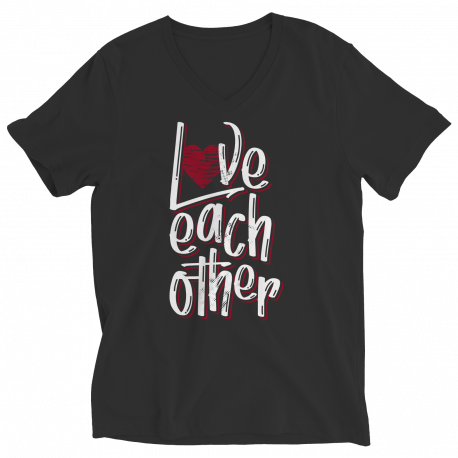 Love Each Other Ladies V-Neck