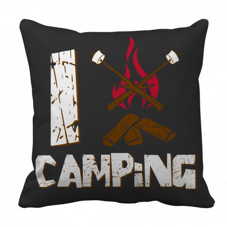 I Love Camping Pillow