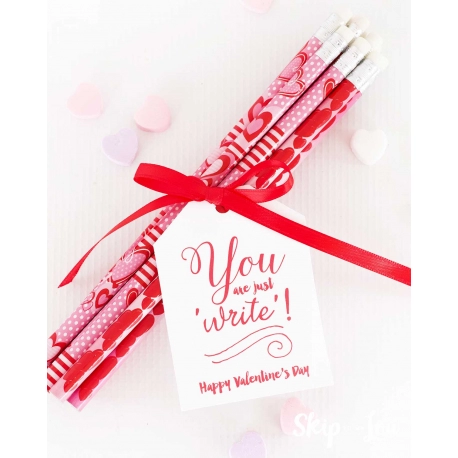 Teacher Valentine Gift Tags