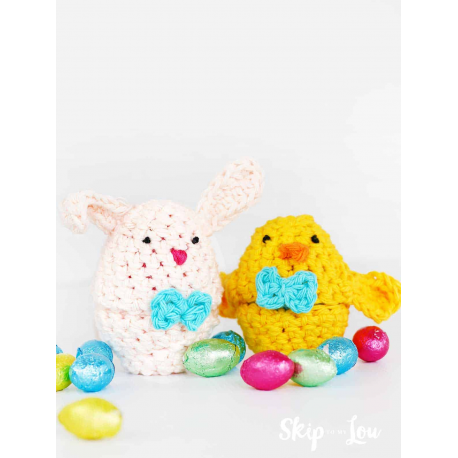 Crochet Chick and Bunny Egg Covers