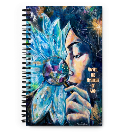 Unveil the Mysteries with God Spiral Notebook