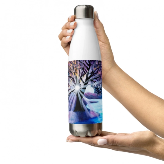 Tree of Life Stainless Steel Water Bottle