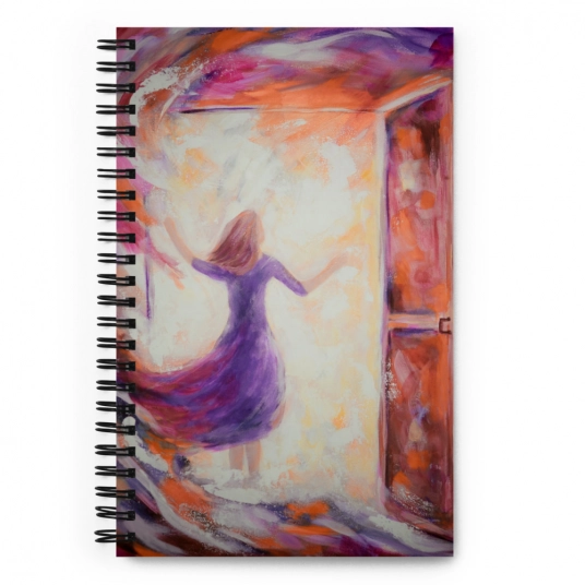 Enter the Door Spiral Notebook