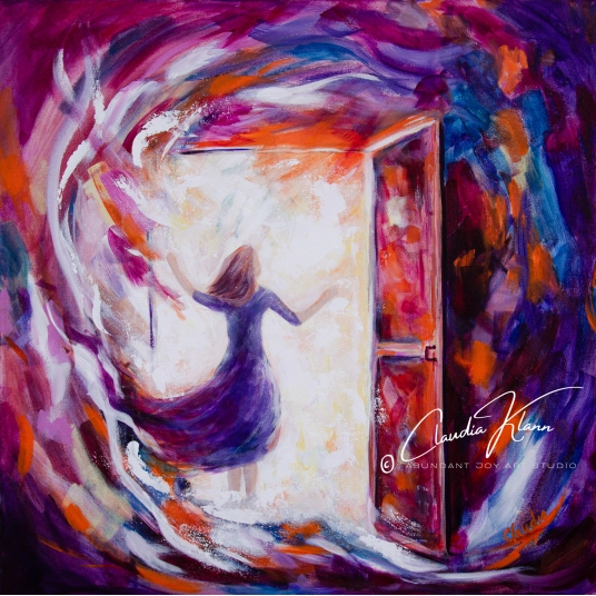 Open Door Original Acrylic Painting