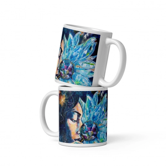 Mysteries White glossy mug