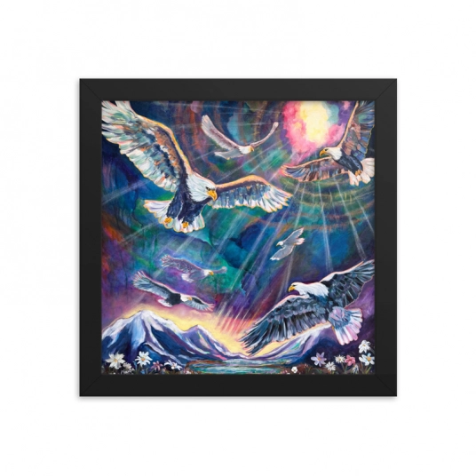 The Summoning Enhanced Matt Poster FRAMED
