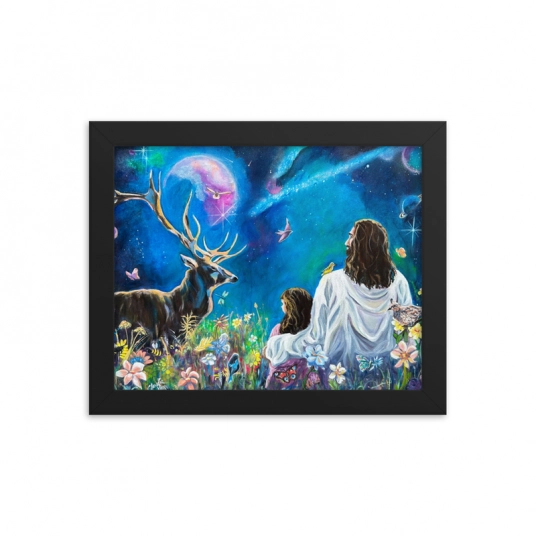 Come Away Enhanced Matt Poster FRAMED