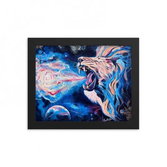 Awakening Breath Enhanced Matt Poster FRAMED