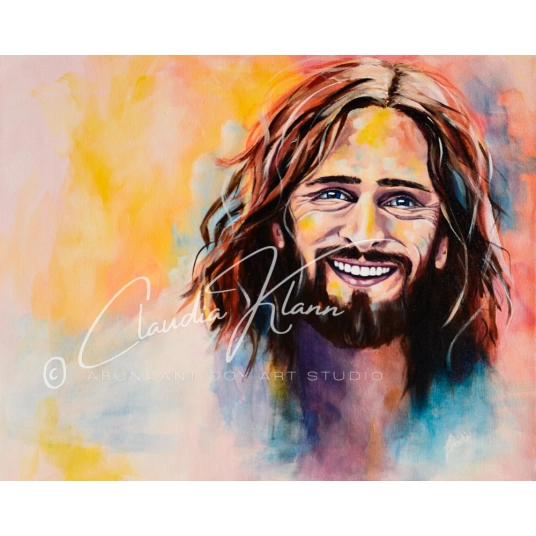 He is Love! Original Acrylic Painting - SOLD
