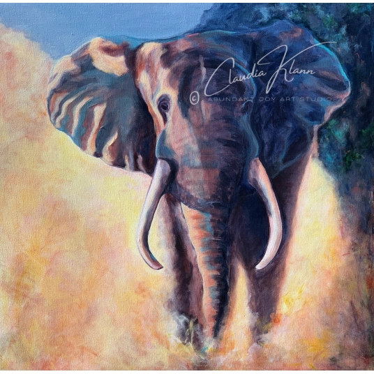The Charge Original Acrylic Painting