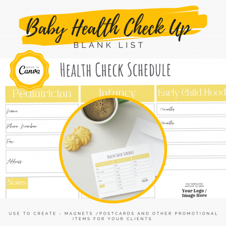 Baby Health Check up Check List