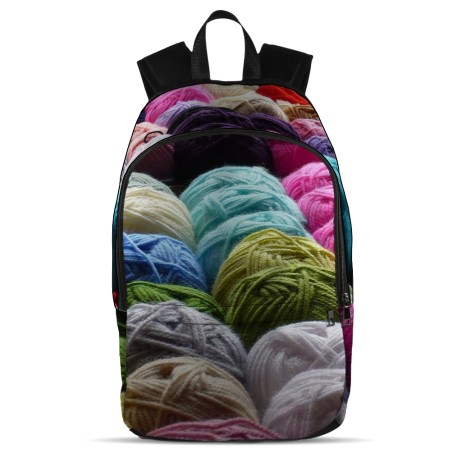 All Over Backpack - Yarn Balls