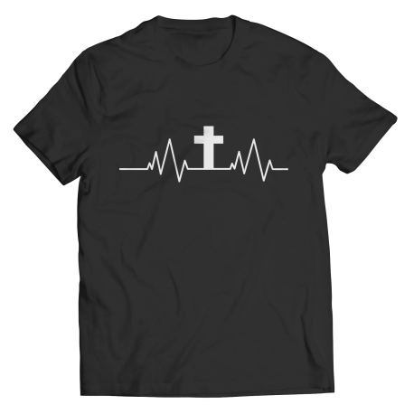 Christian Heartbeat Cross