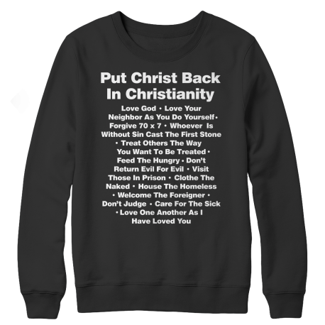 Put Christ Back In Christianity