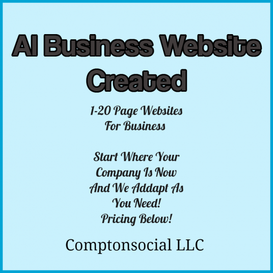 AI Business Website Created By ComptonSocial LLC