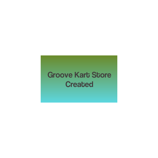 Groove Ecommerce Store Created